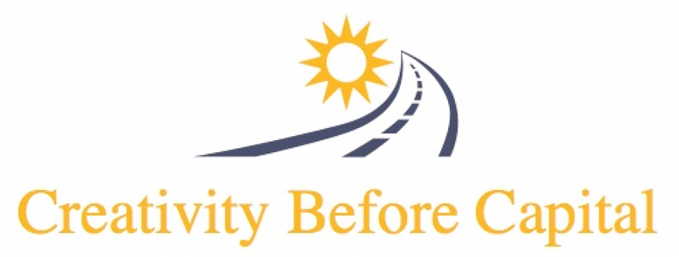 A logo of the city before dark